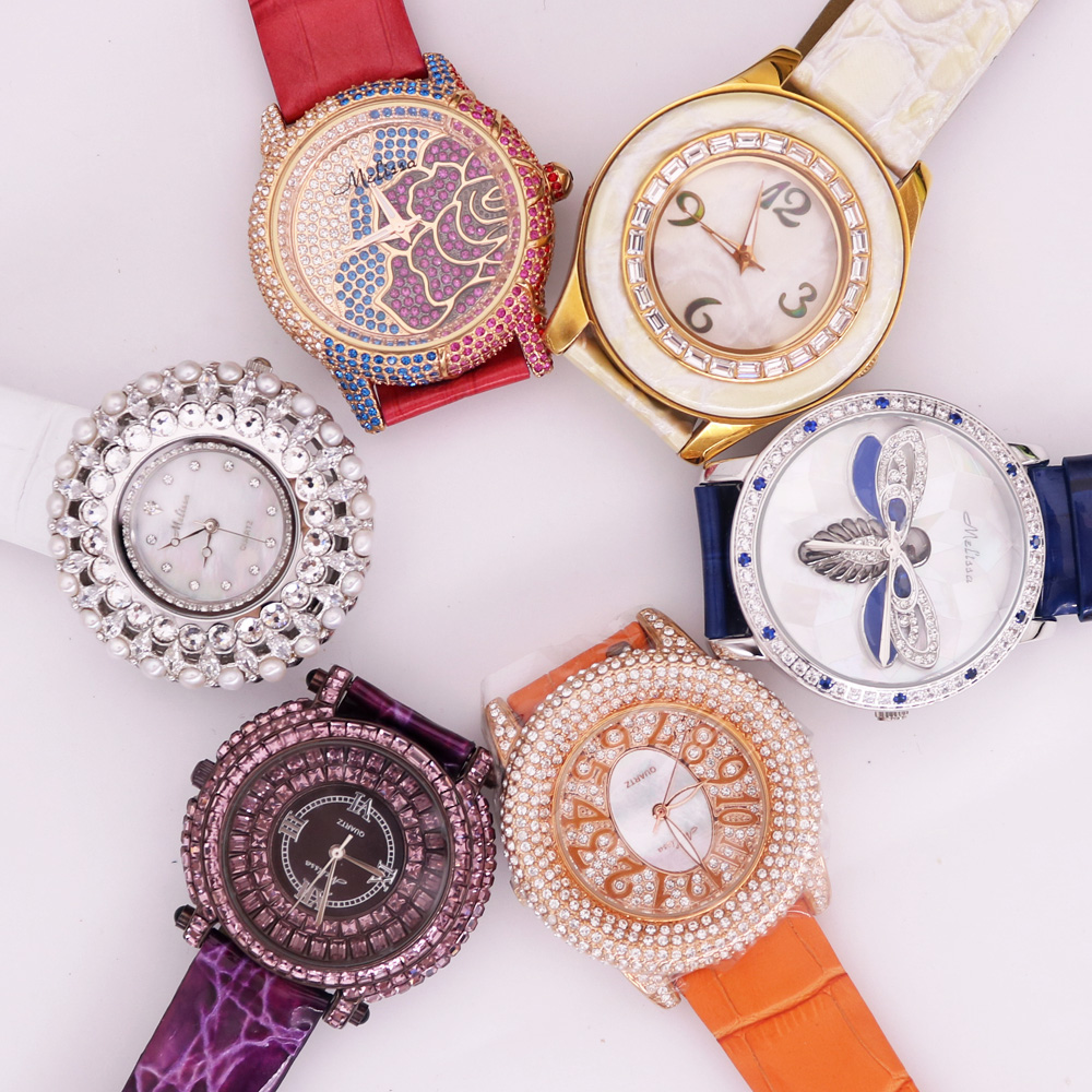 Luxury Watch Discount - ¡Oferta! Melissa-Reloj de cristal para mujer,