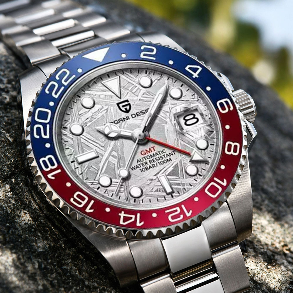 Luxury Watch La - Reloj Hombre PAGANI DESIGN Nuevo GMT,