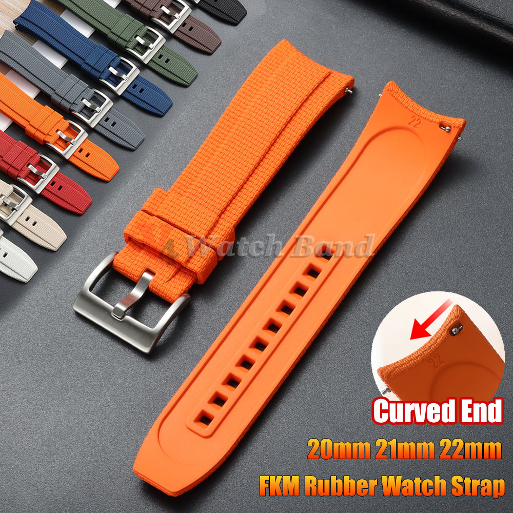 Luxury Watch Expensive - Correa de reloj de caucho FKM