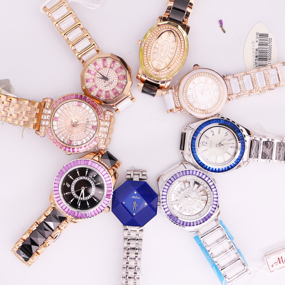 Luxury Watch Discount - ¡Oferta! Melissa-Reloj de cerámica con diamantes
