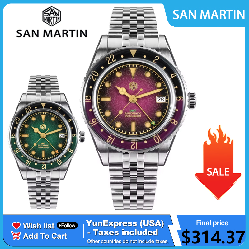 Luxury Watch La - Nuevo Reloj San Martin SN0134G para