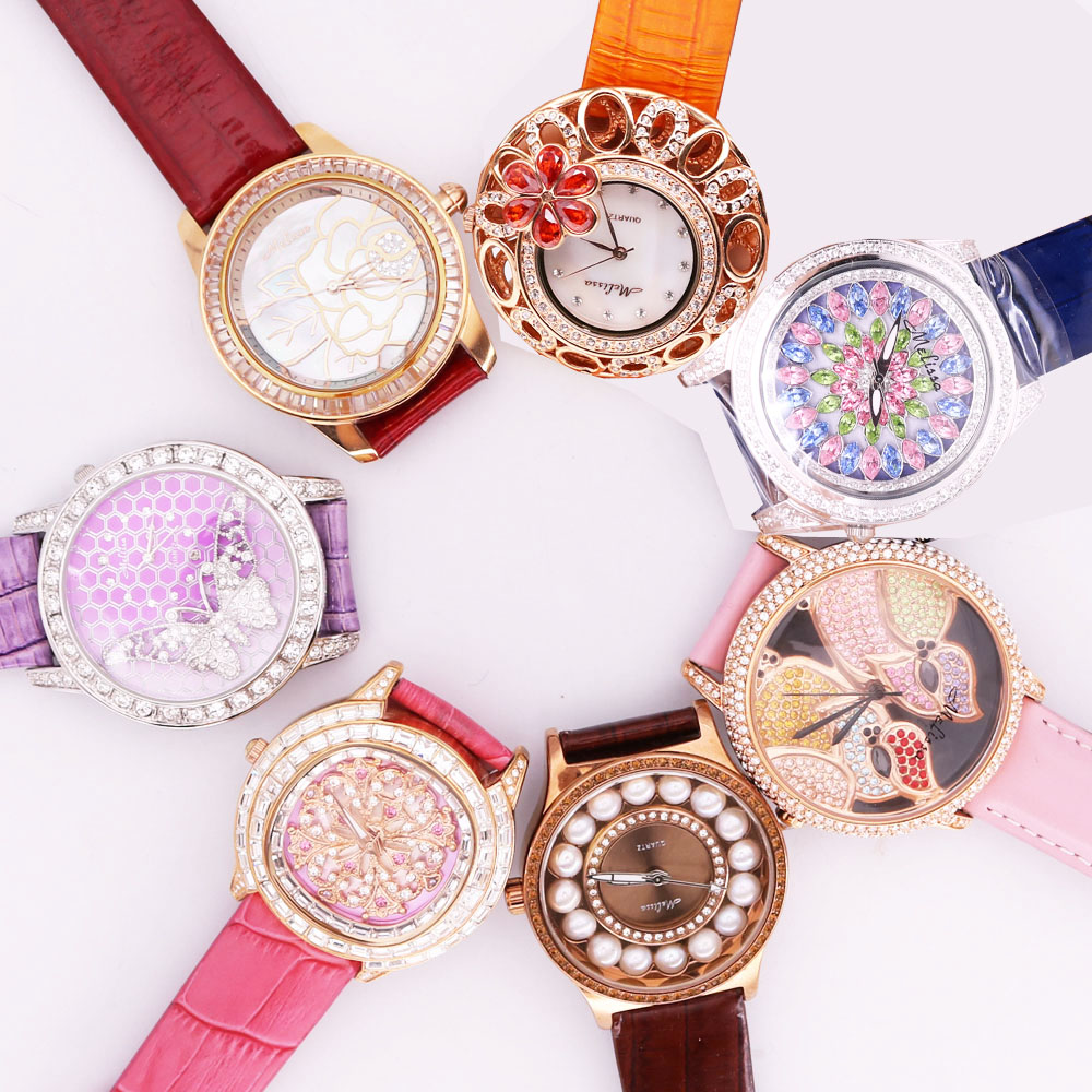 Luxury Watch Discount - ¡Oferta! Melissa-Reloj de cristal para mujer,