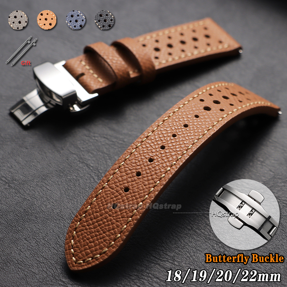 Luxury Watch Expensive - Correa de reloj transpirable de piel