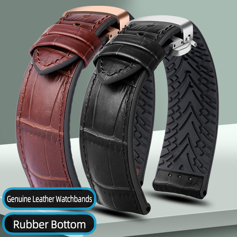 Luxury Watch Expensive - Correas de reloj de cuero genuino,