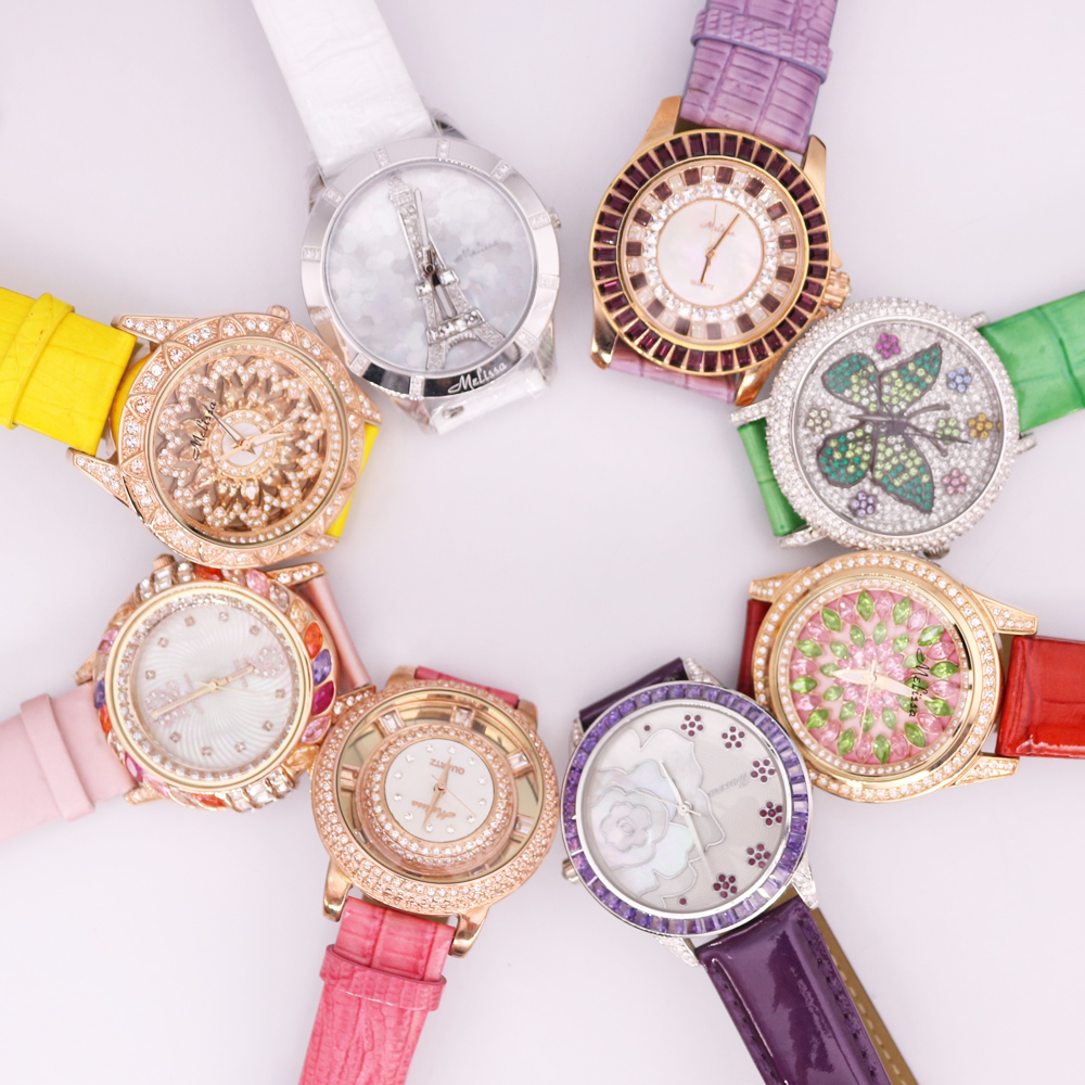Luxury Watch Discount - ¡Oferta! Melissa-Reloj de cristal para mujer,