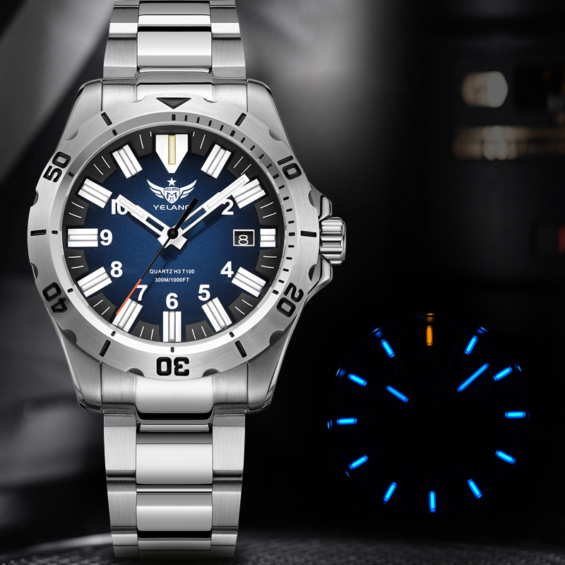 Diver Watch 300M - YELANG V1036 42mm reloj de cuarzo