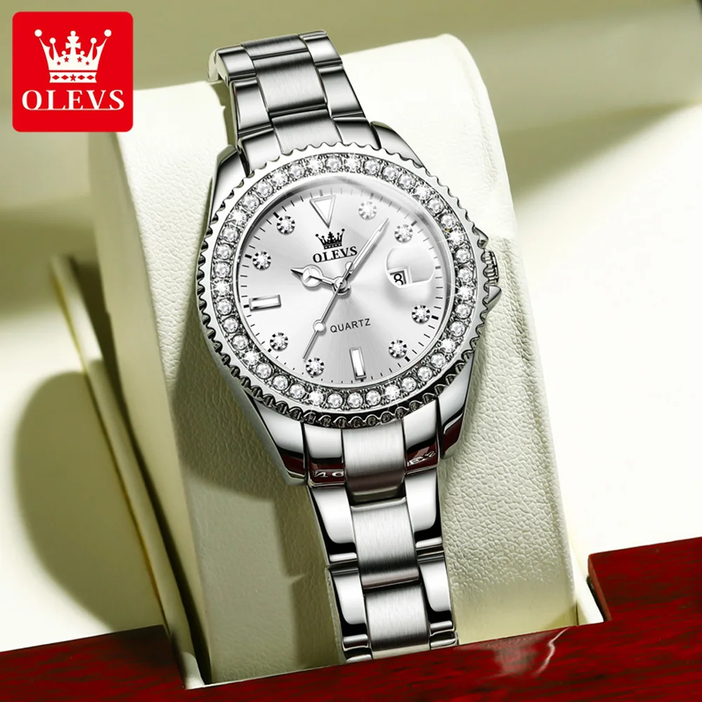 Luxury Watch Female - OLEVS, reloj de cuarzo para mujer