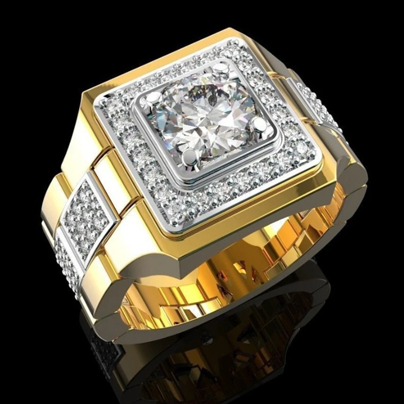 Luxury Watch Iceberg - Anillos de cristal con piedra natal