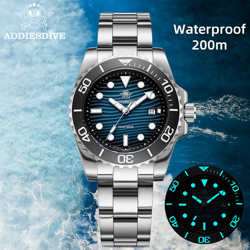 Luxury Watch Dial - Reloj de cuarzo ADDIESDIVE 2115 para