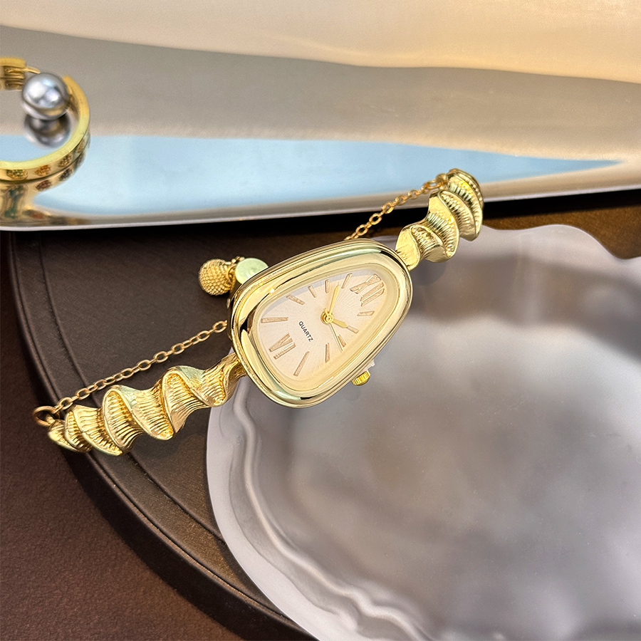Elegante reloj de cuarzo con f - Luxury Watch Female reseña y precio