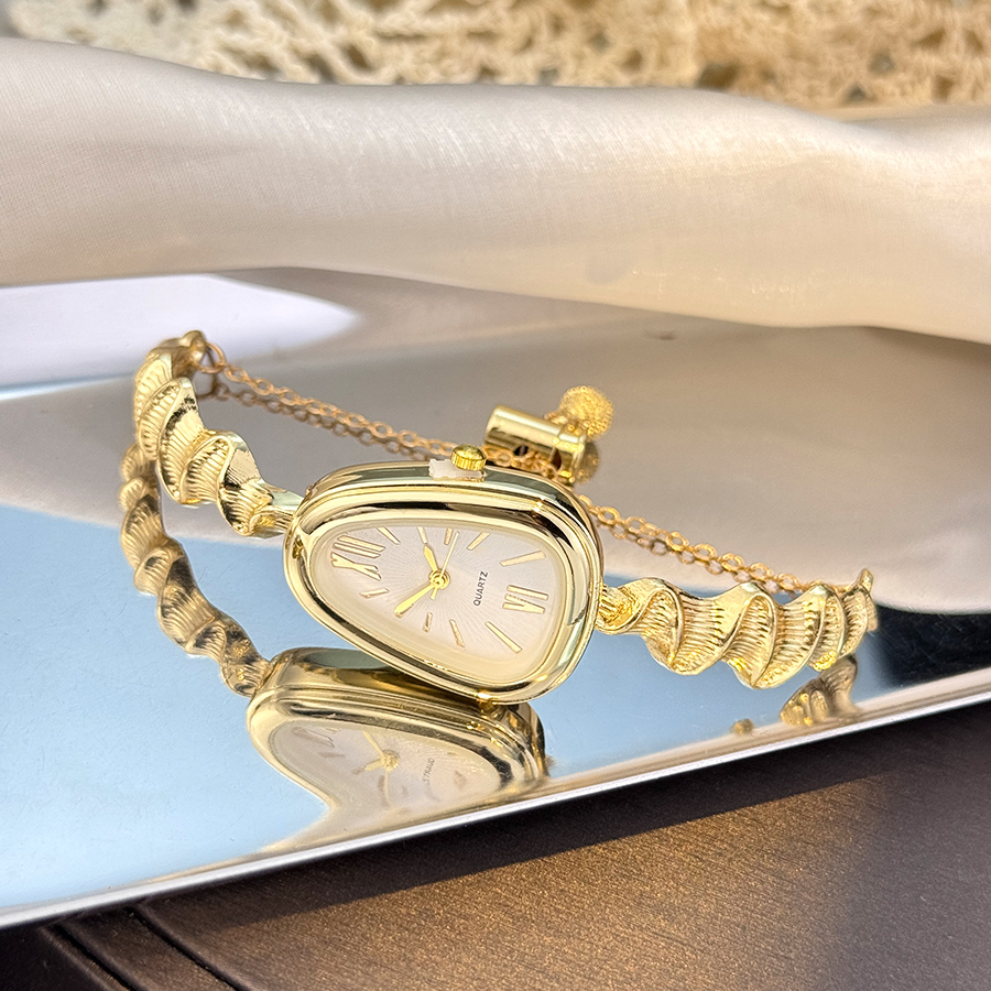 Elegante reloj de cuarzo con f - Luxury Watch Female reseña y precio