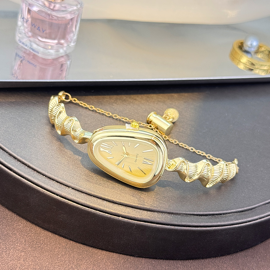 Elegante reloj de cuarzo con f - Luxury Watch Female reseña y precio
