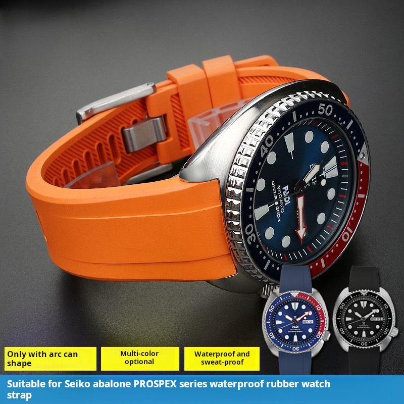 Correa de goma de 20MM y 22MM  - Seiko Watch Prospex reseña y precio