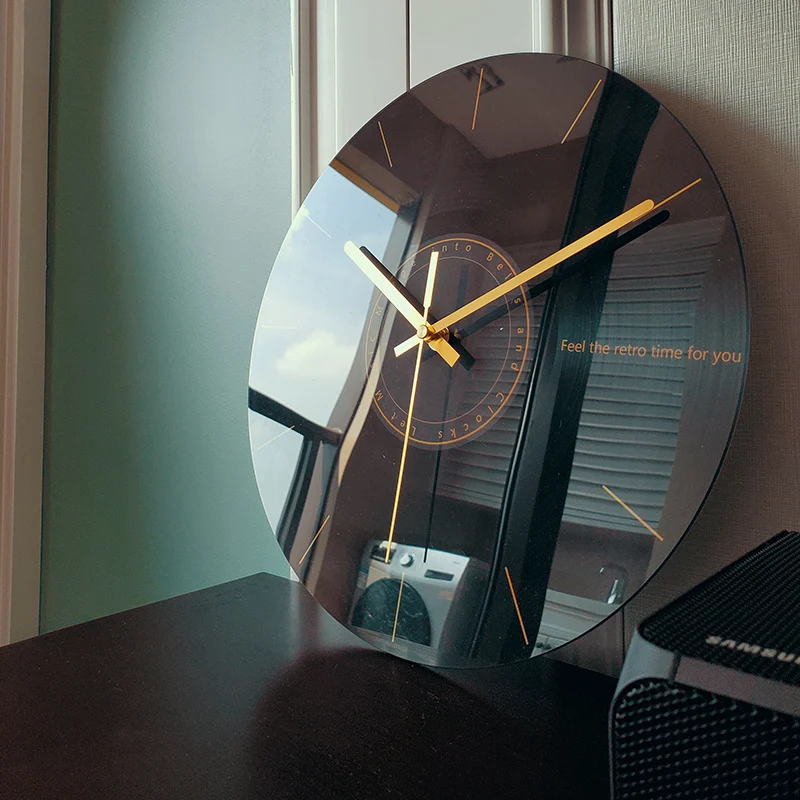 Reloj de pared silencioso de l - Luxury Watch Wall Clock reseña y precio