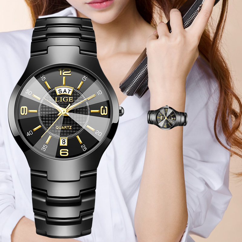 Reloj de pulsera LIGE elegante - Luxury Watch Dial reseña y precio