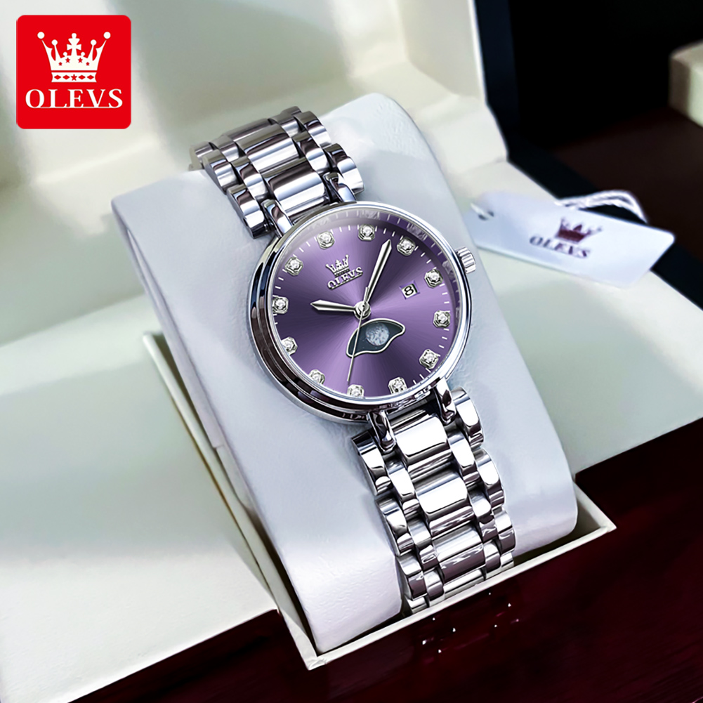 OLEVS elegante reloj de cuarzo - Luxury Watch Female reseña y precio