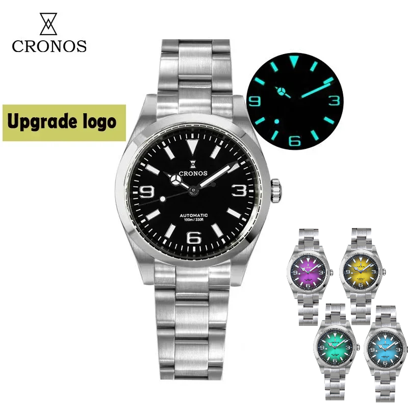 Cronos L6032 36mm reloj mecáni - Diver Watch 300M reseña y precio