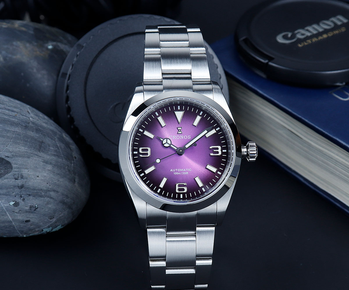 Cronos L6032 36mm reloj mecáni - Diver Watch 300M reseña y precio