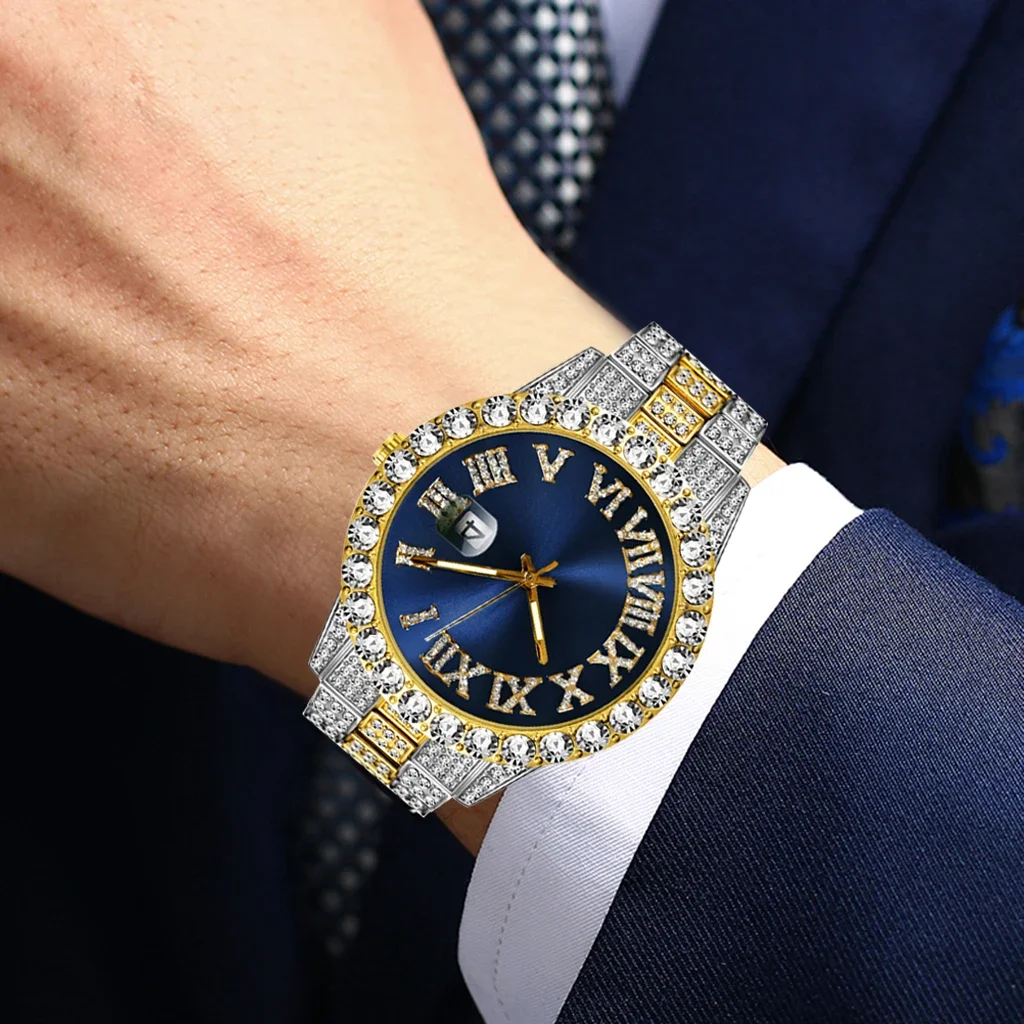 Iced Out-reloj de cuarzo para  - Luxury Watch Iceberg reseña y precio