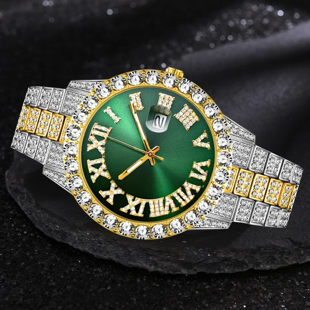 Iced Out-reloj de cuarzo para  - Luxury Watch Iceberg reseña y precio