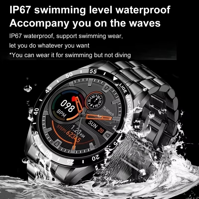 LIGE, nuevo reloj inteligente  - Luxury Watch Korea reseña y precio