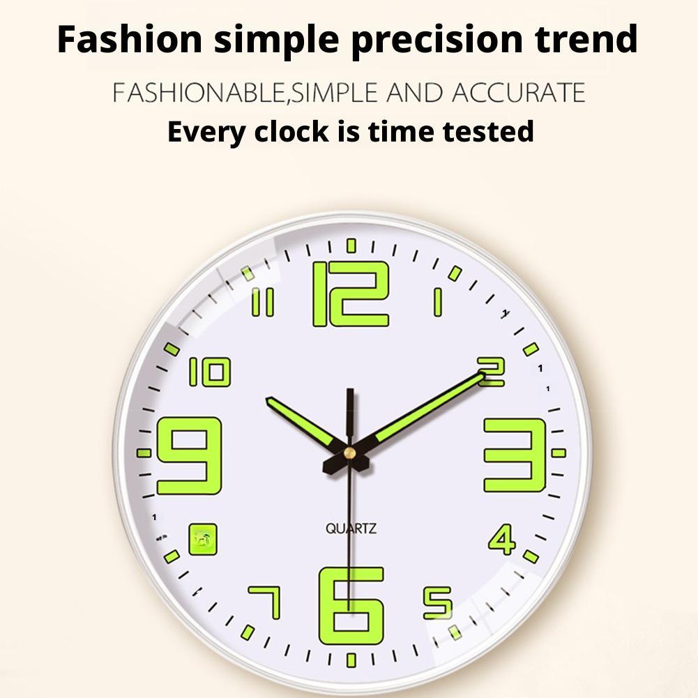 Reloj de cuarzo luminoso de 8  - Luxury Watch Wall Clock reseña y precio