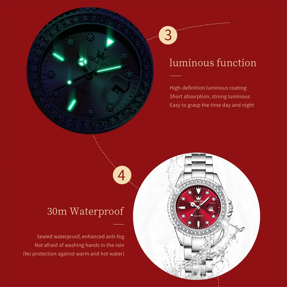 Reloj de cuarzo con esfera de  - Luxury Watch Dial reseña y precio
