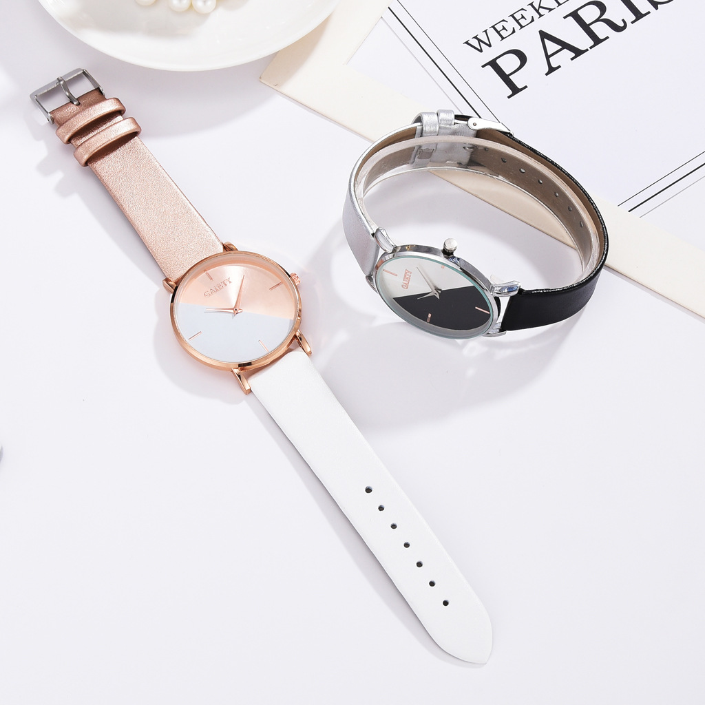 Reloj de cuero de oro rosa par - Luxury Watch Female reseña y precio
