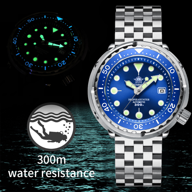 Reloj mecánico para hombre ADD - Diver Watch 300M reseña y precio