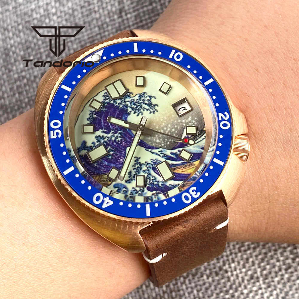 Tandorio 20BAR Real CUSN8 bron - Diver Watch 300M reseña y precio