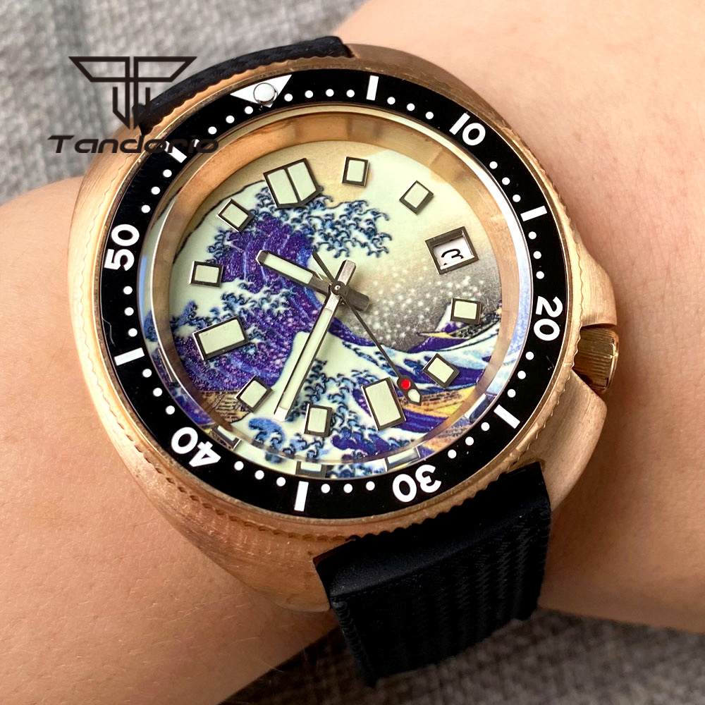 Tandorio 20BAR Real CUSN8 bron - Diver Watch 300M reseña y precio