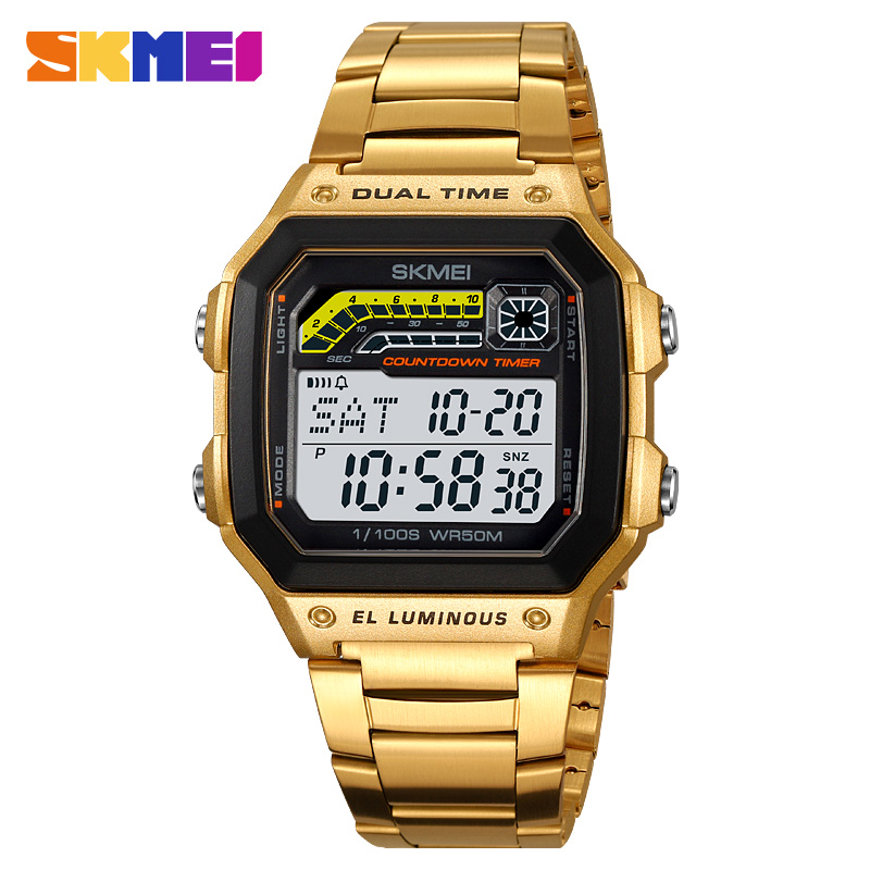 SKMEI-reloj Digital de lujo pa - Minute Repeater Watch reseña y precio