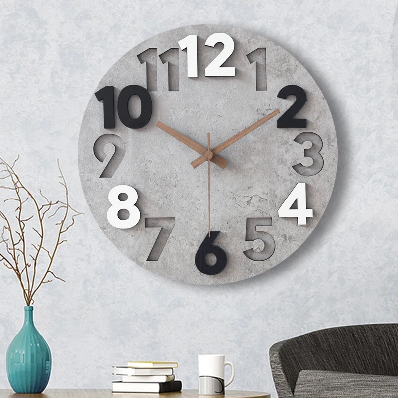 Reloj de pared 3d moderno, mec - Luxury Watch Wall Clock reseña y precio