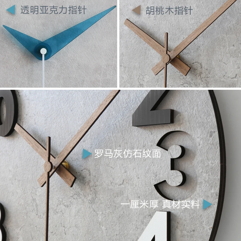 Reloj de pared 3d moderno, mec - Luxury Watch Wall Clock reseña y precio