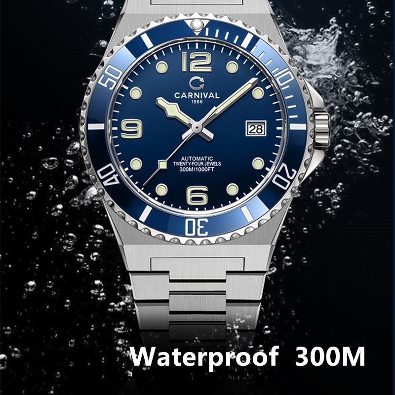 Reloj automático Carnival NH35 - Diver Watch 300M reseña y precio