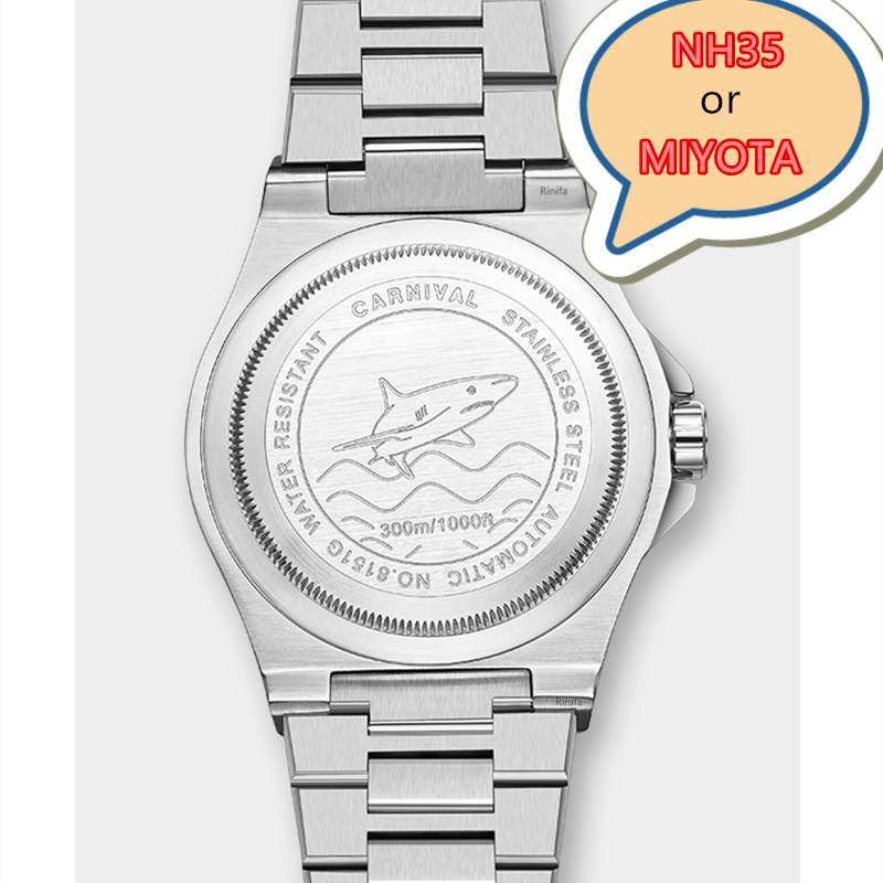 Reloj automático Carnival NH35 - Diver Watch 300M reseña y precio