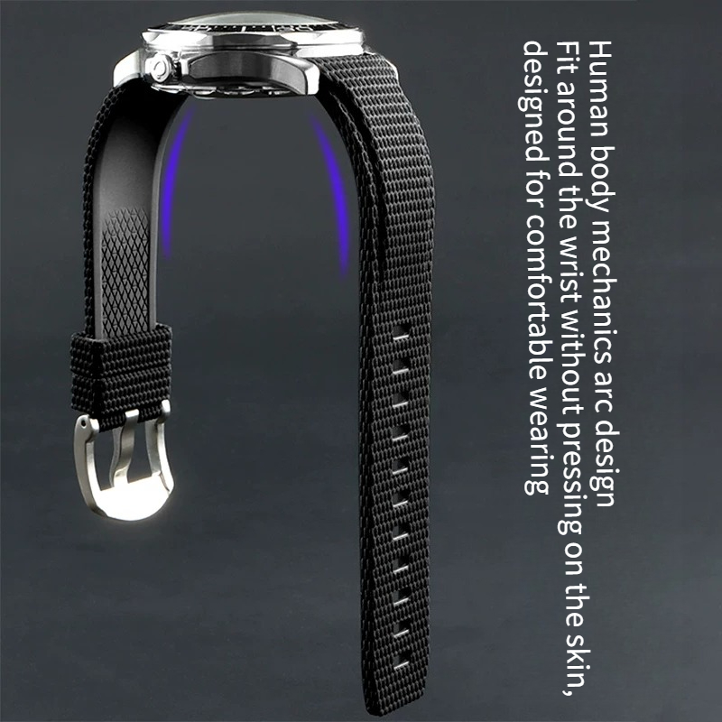 Correa de reloj de caucho fluo - Seiko Watch Prospex reseña y precio