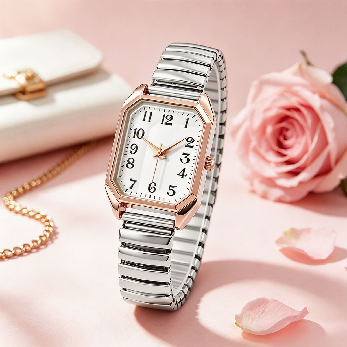 Reloj de Cuarzo Octagonal Rect - Luxury Watch Female reseña y precio