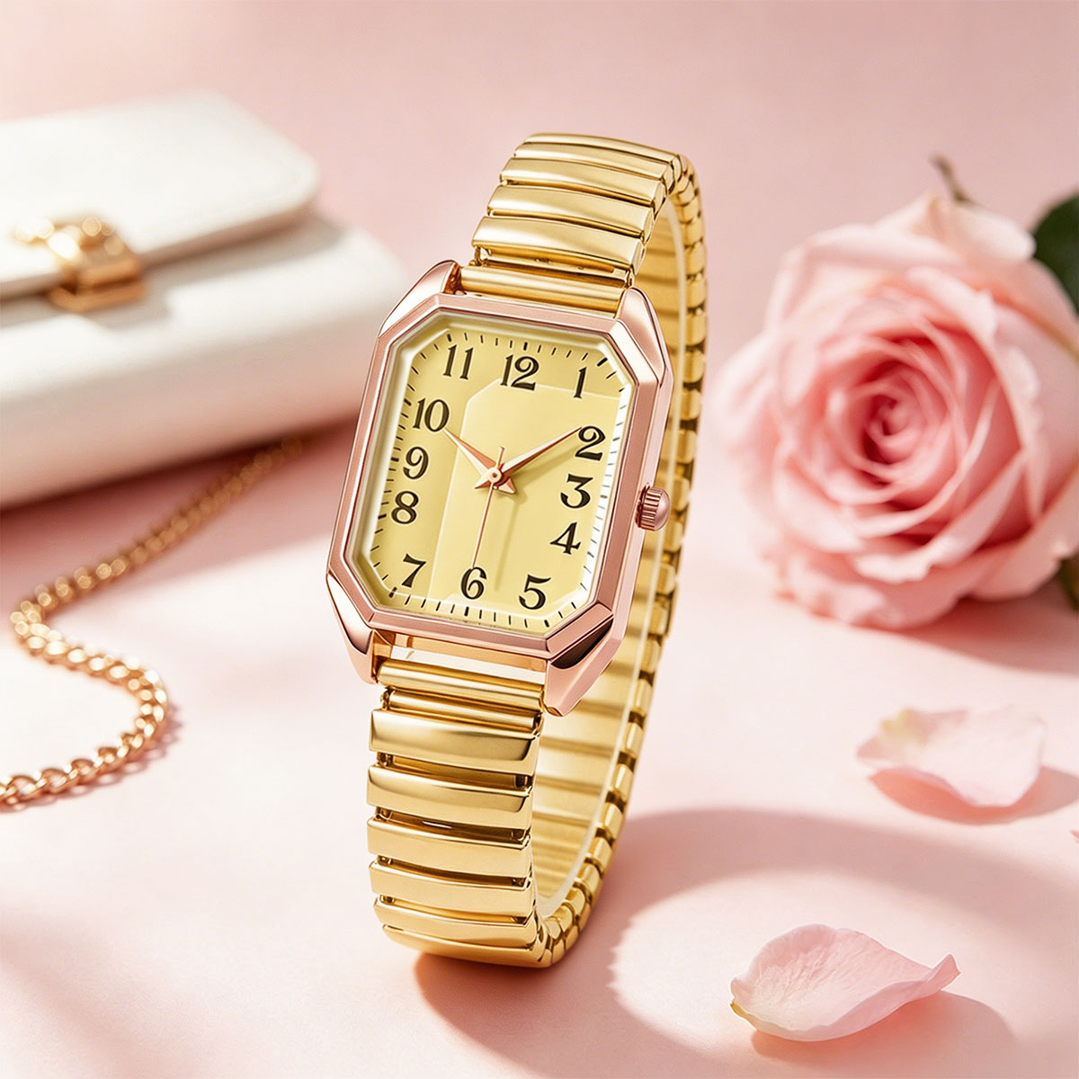 Reloj de Cuarzo Octagonal Rect - Luxury Watch Female reseña y precio
