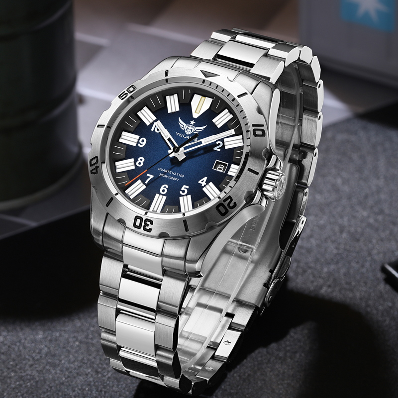 YELANG V1036 42mm reloj de cua - Diver Watch 300M reseña y precio