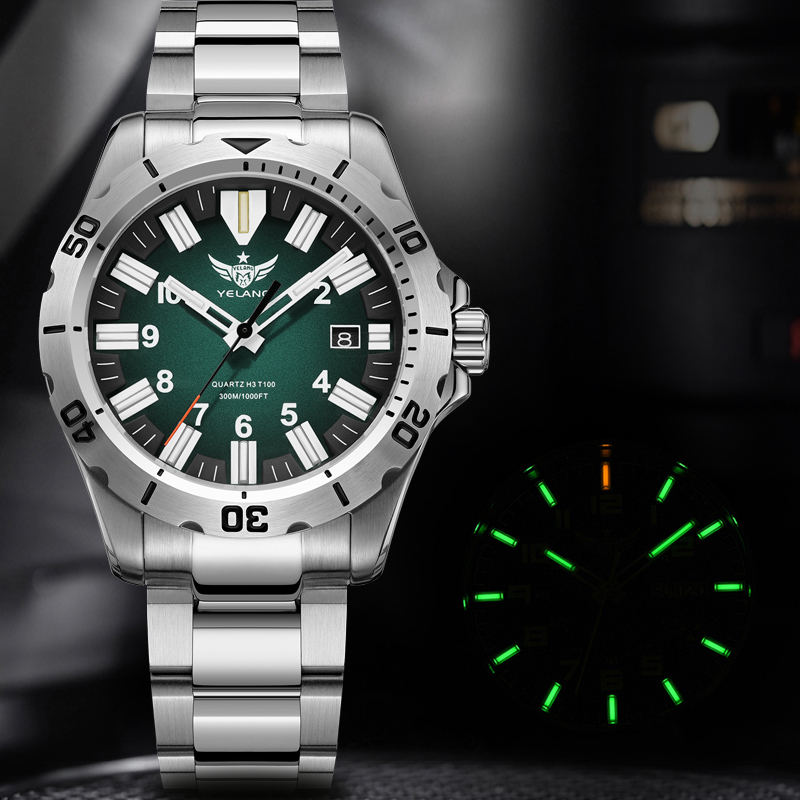 YELANG V1036 42mm reloj de cua - Diver Watch 300M reseña y precio