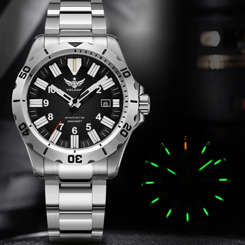 YELANG V1036 42mm reloj de cua - Diver Watch 300M reseña y precio