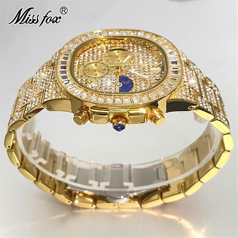 MISSFOX-Reloj de pulsera de cu - Luxury Watch Iceberg reseña y precio