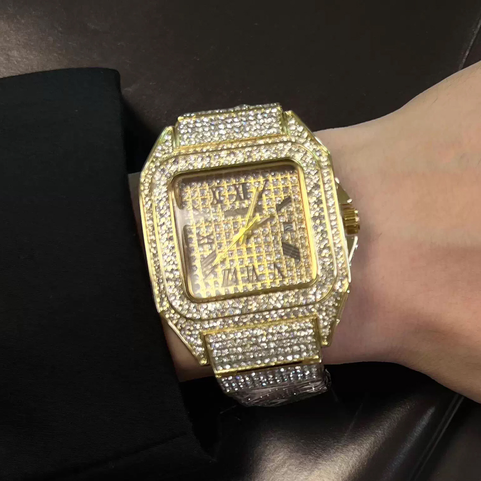 Reloj de pulsera cuadrado dora - Luxury Watch Iceberg reseña y precio